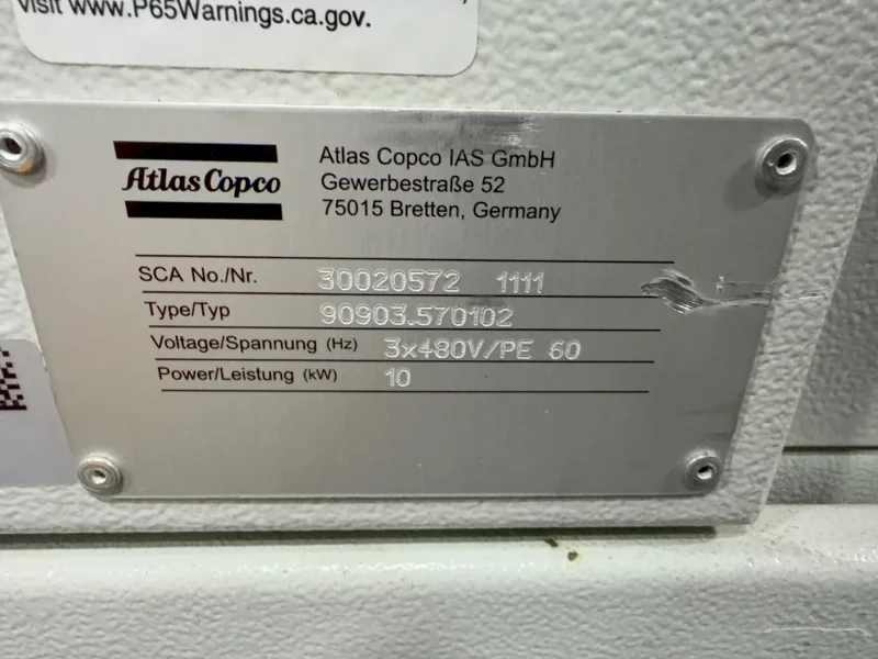 ATLAS COPCO CONTROL PANEL  -  90903.570102