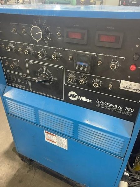 350 AMP MILLER SYNCHROWAVE 350 TIG WELDER: STOCK #22323
