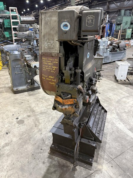 50 TON BUFFALO MODEL #1/2 MECHANICAL IRONWORKER: STOCK #22852