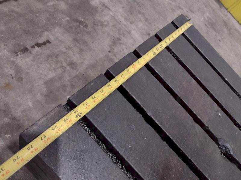 28&quot; X 32&quot; X 22&quot; CARLTON T-SLOTTED UNIVERSAL ADJUSTABLE DRILL BOX TABLE: YOBRO #23821
