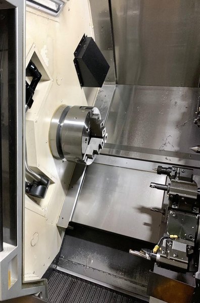 Okuma SIMUL-TURN LU4000 EX MY CNC Lathe, OSP-P300LA, Only 240 Hours, New 2018