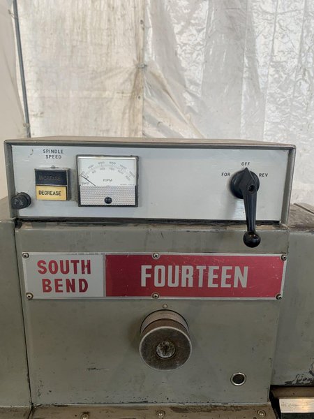 14&quot; X 40&quot; SOUTH-BEND FOURTEEN ENGINE LATHE. STOCK # 0151024