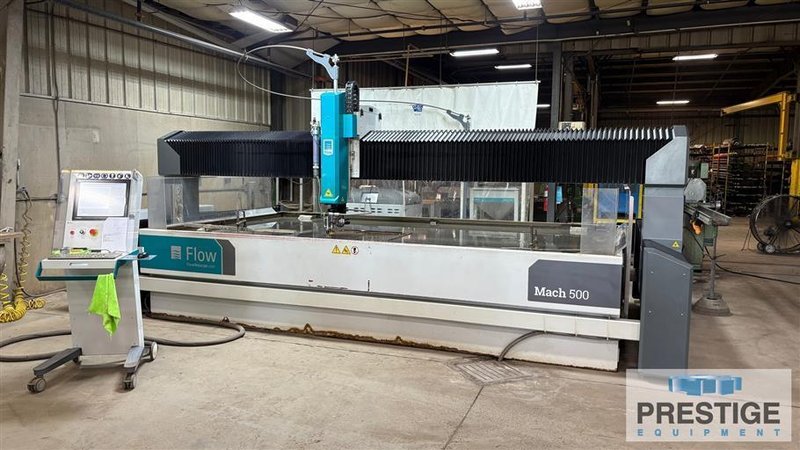 Flow Mach 500 4020 XD 6&#039;5&quot; x 13&#039;  CNC Water Jet Cutting System