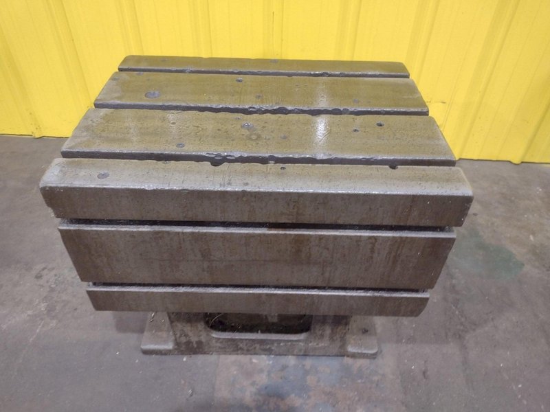 24&quot; X 18&quot; X 21&quot; HIGH CARLTON T SLOTTED DRILL BOX TABLE: STOCK 19963