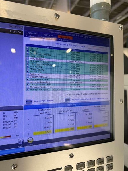 Haas VF-2SSYT CNC Vertical Machining Center – 2018 4th Axis Mill