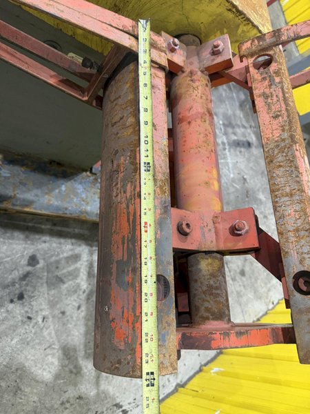 3,000 LBS X 24" MARION MANUFACTURING DOUBLE END PULL OFF COIL REEL UNCOILER: YOBRO #26062