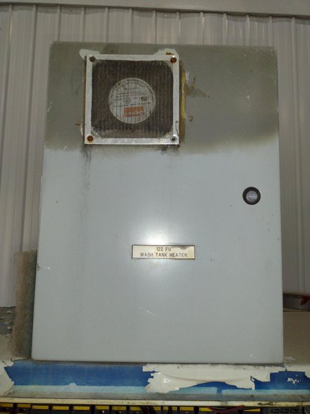 17034: 3 STAGE X 12&quot; WIDE FLO-MATIC MODEL #C20-2-1BELT CONVEYOR STAINLESS STEEL HEATED PARTS WASHER: STOCK #17034