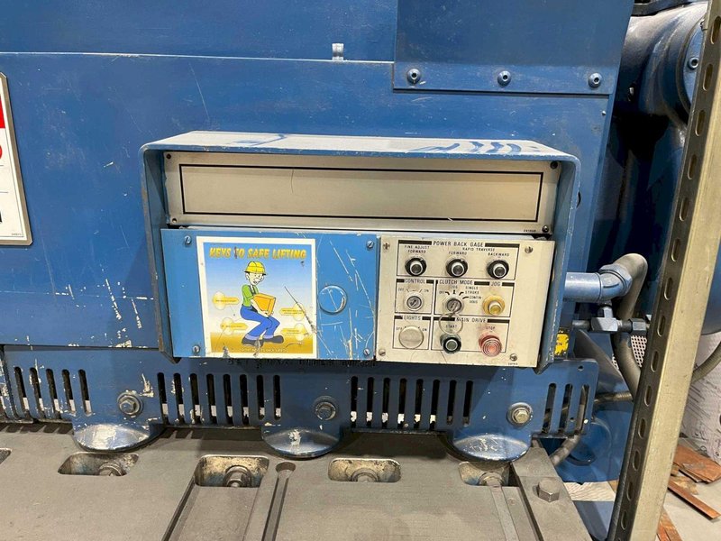 10 GA x 16′ Cincinnati 1816G Hydraulic Shear, 1993