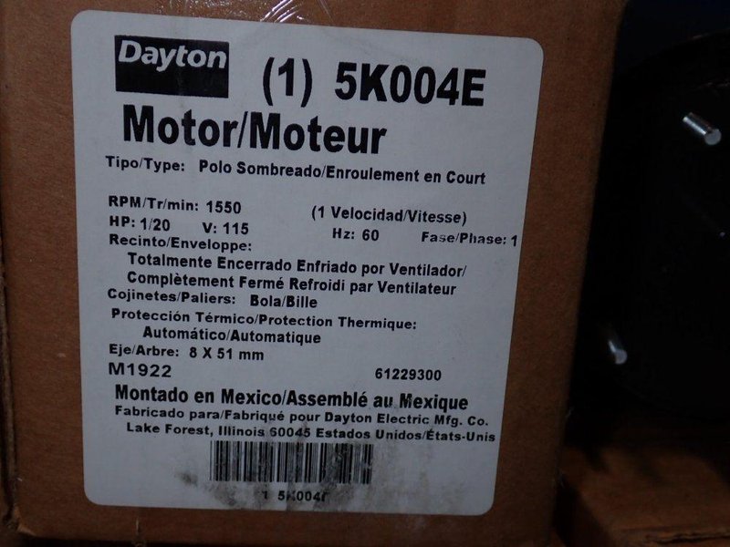 DATYON 1/20 HP MOTORS