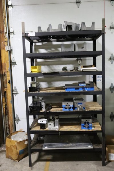Steel Shelving Unit - 7 Shelves - NO CONTENTS- Auction Item