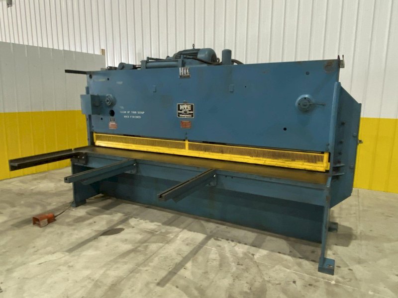 10&#039; X 1/4&quot; HTC HYDRA-TOOL MODEL #250-10A HYDRAULIC POWER STEEL SHEAR: STOCK #20396