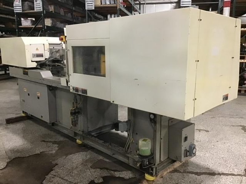 2003 TOSHIBA EC85NV21-2 INJECTION MOLDING MACHINE: STOCK #21221