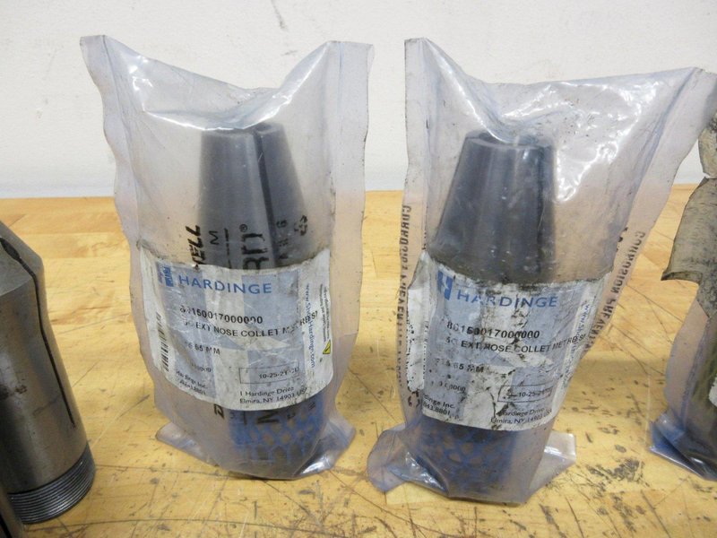 Hardinge Collets, (13pcs) Extended Nose 5C, (2) 16C Collets, (2) 22J Collets- Auction Item