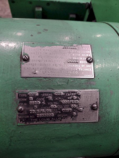 16&quot; HEALD MODEL #271 HYDRAULIC TOOLROOM INTERNAL ID GRINDER: YOBRO #24522