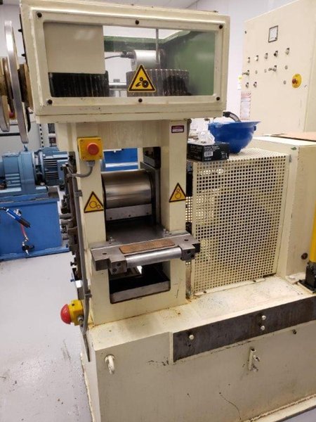 Buhler 5.5&quot; x 7.75&quot; 2Hi/4Hi Rolling Mill with Recoiler