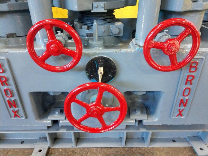 3" BRONX MODEL #CR6 TUBE &amp; PIPE 6 ROLL ROTARY STRAIGHTENER: STOCK #14364