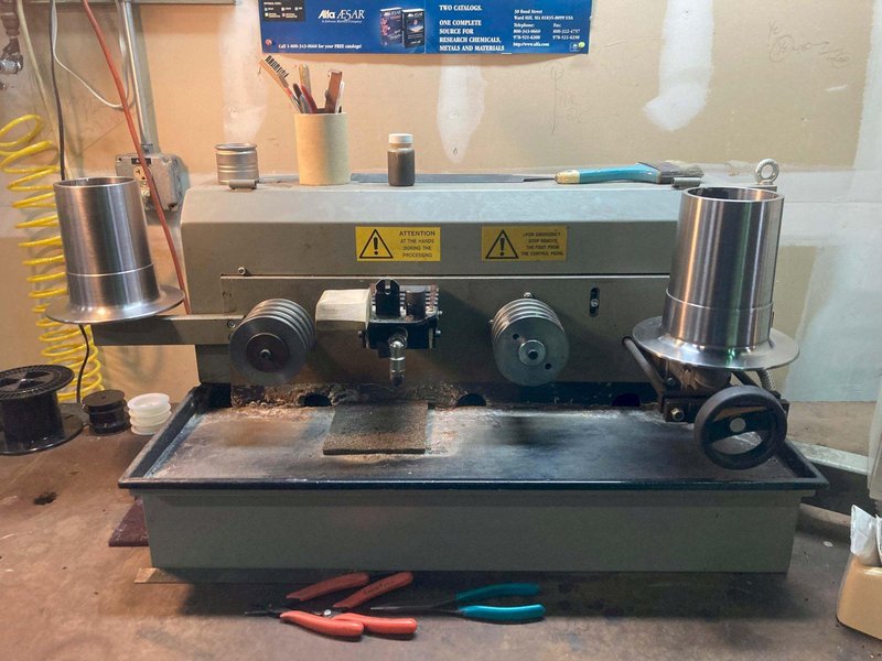 T V N 4 DIE WET TYPE WIRE DRAWING MACHINE (14577)