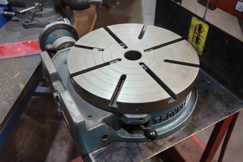 Troyke U-15 15" Rotary Table, Hand Feed- Auction Item