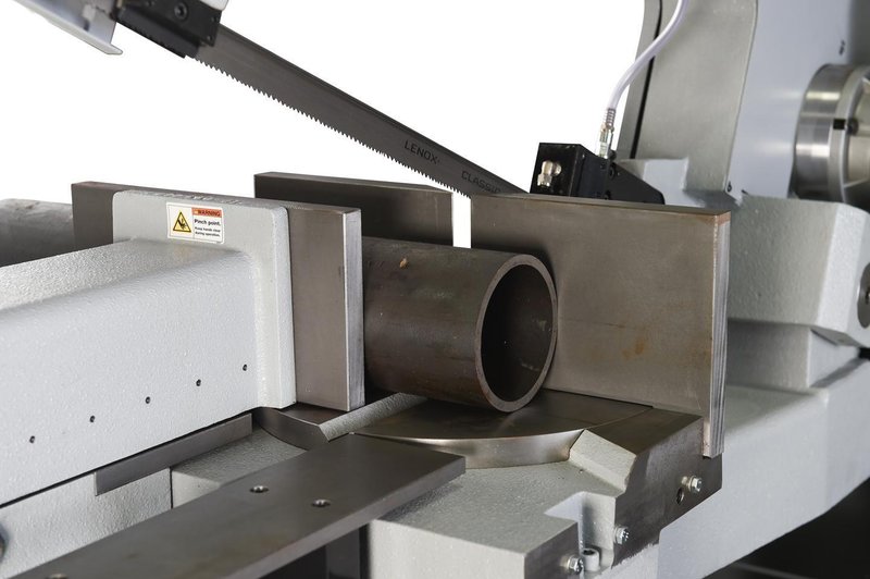 NEW 13"H x 17-3/4"W HYD-MECH MODEL DM-1318P DOUBLE MITER BAND SAW