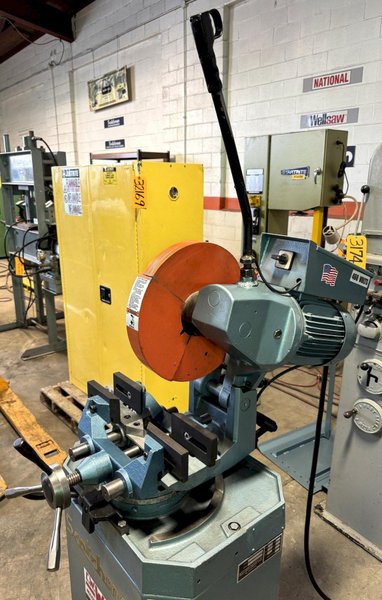 14" Scotchman Cold Saw CP0 350LT, Miter, 4-7/8" Tube, 2" Solids,  2 HP, Reconditioned