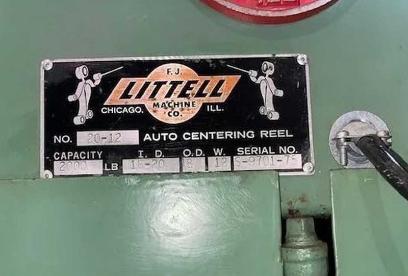 2,000# x 12&quot; Littell Uncoiler