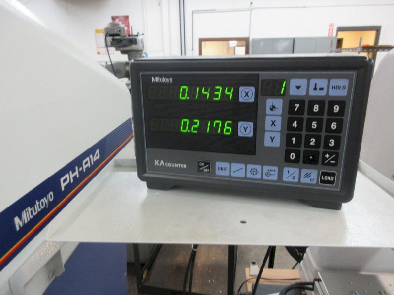 Mitutoyo Model PH-A14 Optical Comparator with KA-12 Counter DRO- Auction Item