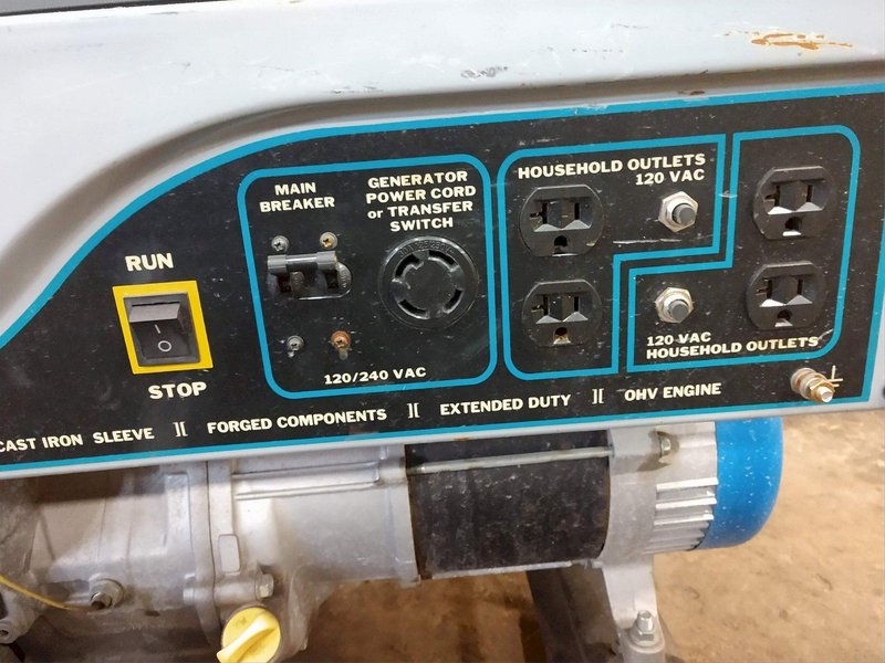 5500 WATT WESTINGHOUSE PORTABLE GENERATOR: STOCK 12995