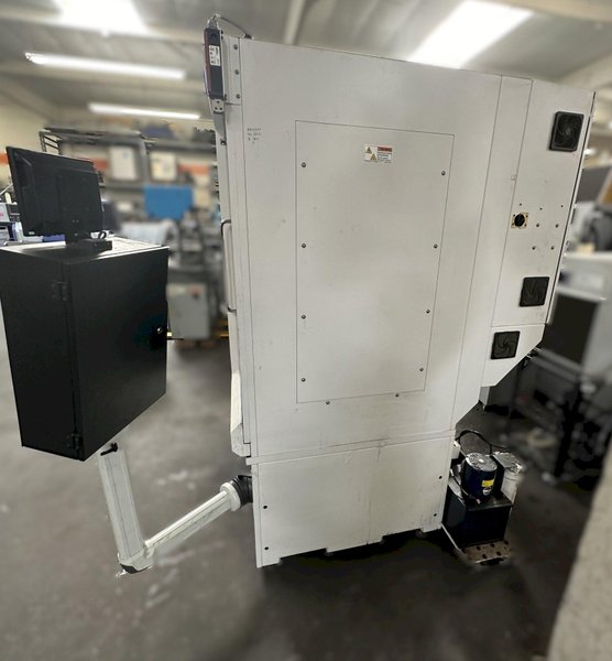 GF Microlution MR4 Precision Micro Lathe 2018 Fanuc Oi-TF Modular Design, Gang-Style Tooling, Multiple Axes of Motion, Valuable Y-axis, Camara System, Capable of Achieving Positional Accuracy of +/- 1 µm, with Spindle Speeds up to 15,000 rpm and Tooling Speeds up to 30,000 rpm