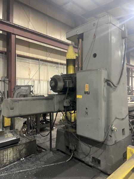 5&quot; WOTAN  MODEL #B-130 ROTARY TABLE &amp; #50 TAPER HORIZONTAL BORING MILL: STOCK 15974