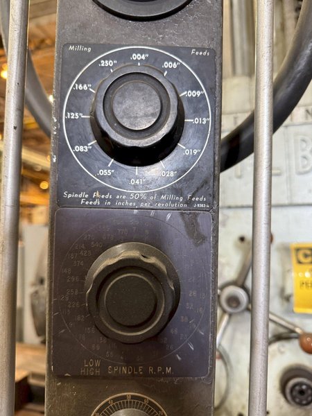 5&quot; Cincinnati Gilbert Floor Type Horizontal Boring Mill with Rotary Table and Floor Plate