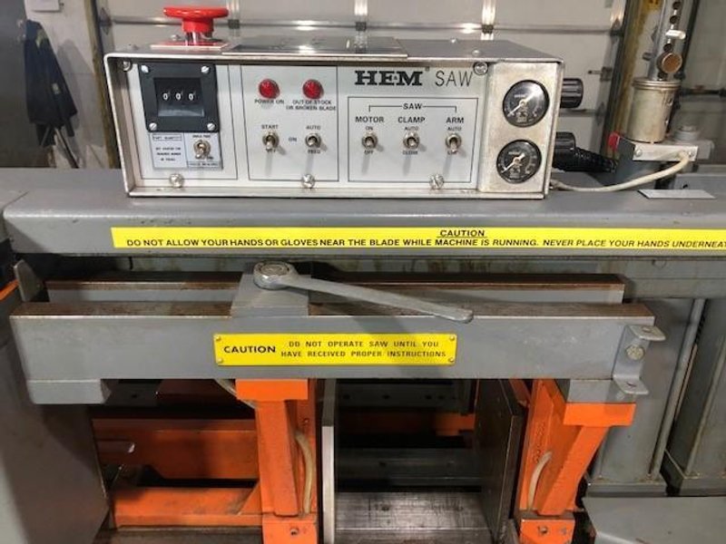H.E.M. BAND SAW H90-A STOCK # 2921