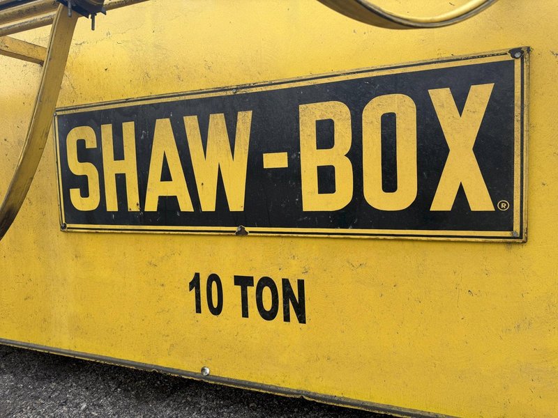 10 TON X 57’ SHAW-BOX DOUBLE GIRDER OVERHEAD BRIDGE CRANE, WITH 12.5 TON SHAW-BOX HOIST: YOBRO #24731