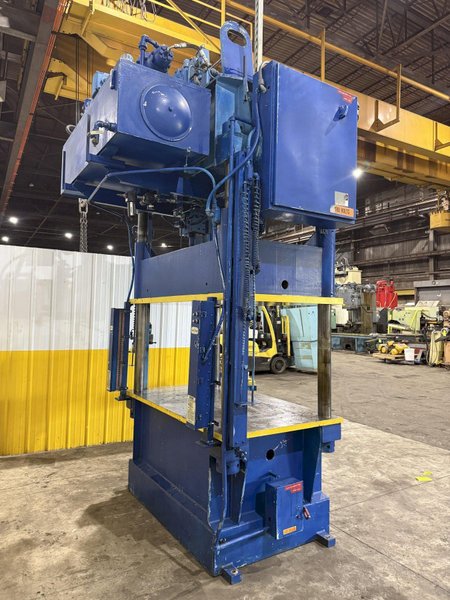 75 TON DAKE MODEL #18-558 HYDRAULIC 4-POST PRESS,  23&quot; STROKE: YOBRO #24094