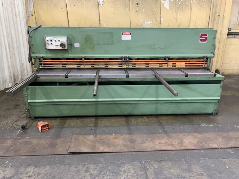 10' X 1/4" SUMMIT HYDRAULIC SQUARING SHEAR: STOCK #81071