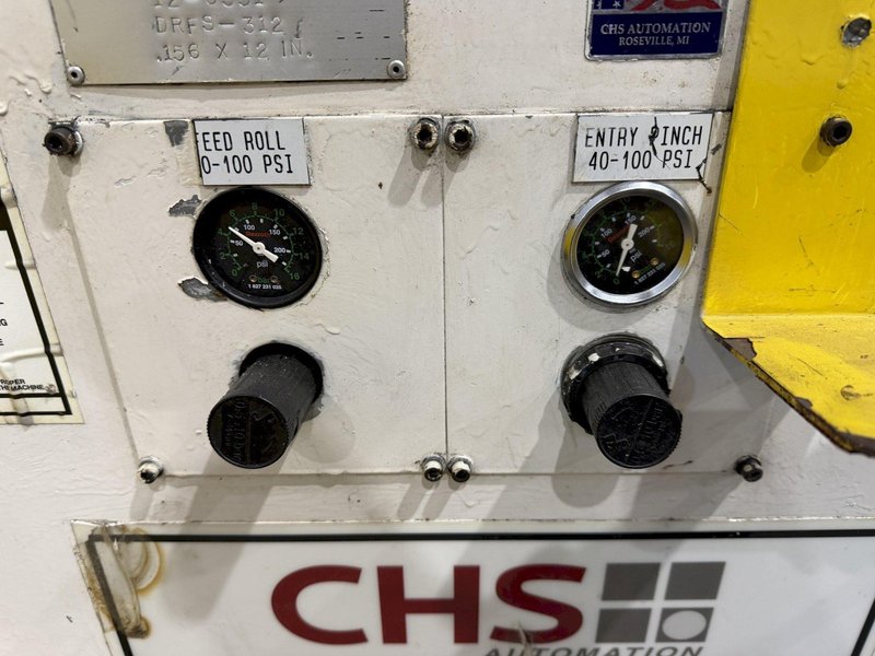 12" WIDE x .156" CHS MODEL #PTS-300-7-12 7 ROLL COIL STRAIGHTER - PULL THROUGH: YOBRO #24163