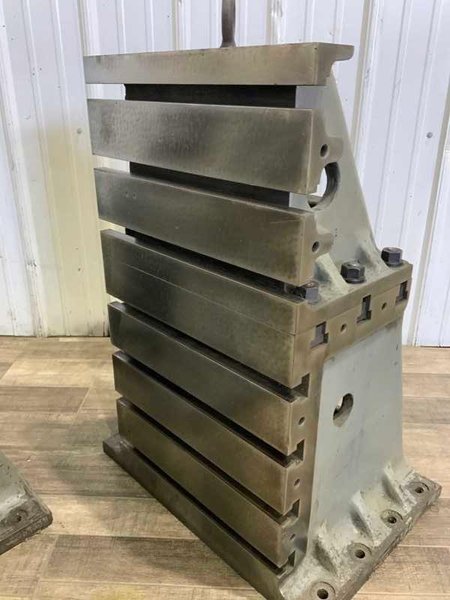 (2) 30&quot; X 16&quot; X 17&quot; DEVLIEG T-SLOTTED ANGLE PLATES: STOCK #23754