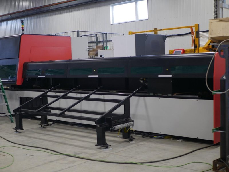 6000 watt Alpha Lazer Fiber Tube Laser, 2021