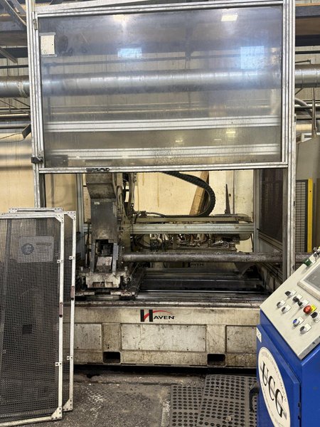 3" HAVEN MODEL HAVENTRAK-300 FYLING SHEAR TUBE CUTOFF MACHINE, UCG CONTROLS, NEW 2018: YOBRO #24319