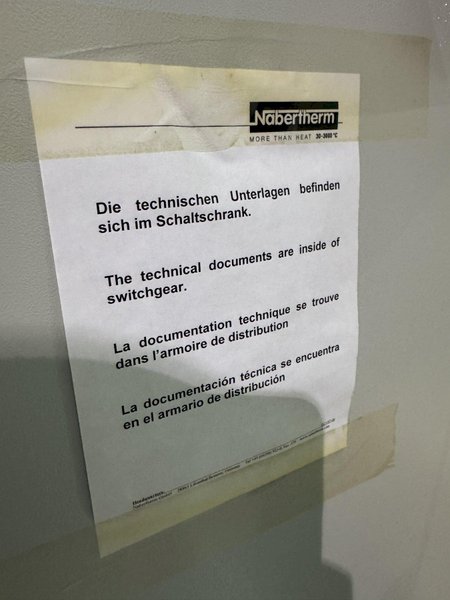 New in box 2015 Nabertherm model t800 electric resistance bale out type furnace rated to 1100 degree C, BU 1800 crucible, 1800 kg. capacity in Al., 140 KW, with controls and elements
