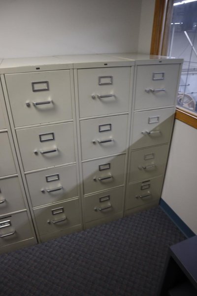 Hon (8pcs) 4 Drawer File Cabinets- Auction Item