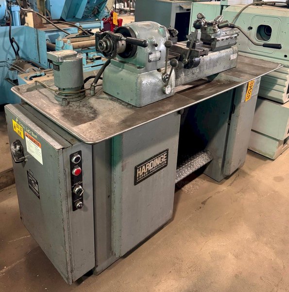Hardinge Second Operation Lathe  DSV-59R, Dbl. Tool Cross Slide, Turret, 5C Closer, 1 HP