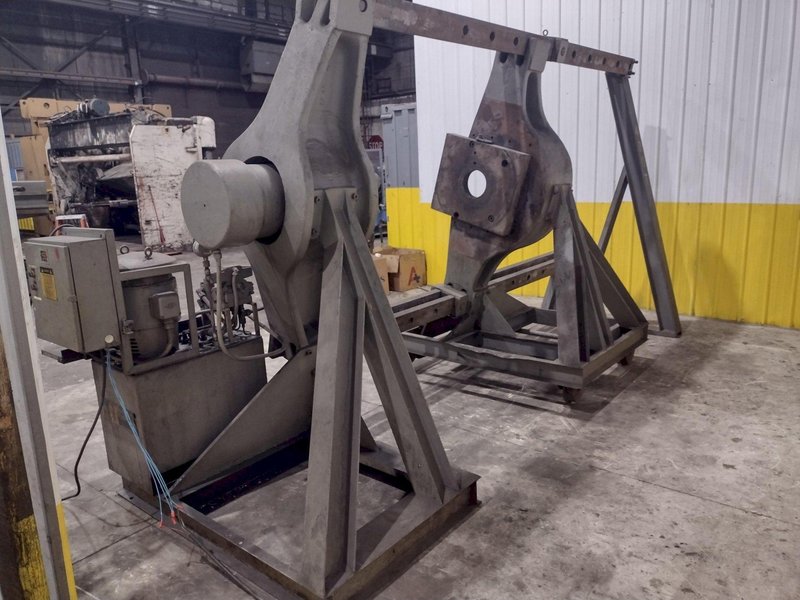 400 TON RODGERS  MODEL #1F400D-7214 HYDRAULIC HORIZONTAL INCLINED WHEEL PRESS: YOBRO 24526