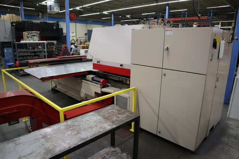 Murata Wiedemann Centrum 3000 CNC Turret Punch Press, 33 Ton, Fanuc  OOP Talkative PIII Control, 54 Station Turret, (2)AI Stations