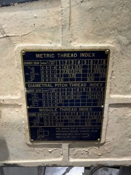 YAM 17” x 33” Engine Lathe Cadillac Mori #7563