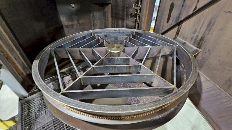 75&quot; x 60&quot; PROCECO MODEL #HD-75X60-E-6000-1-BO ROTARY TABLE PARTS WASHER: YOBRO #24050