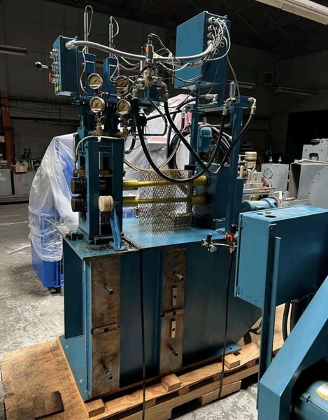BHS Torin 0.875&quot; x 4&quot; x 2&quot; 2Hi/4Hi Wire Flattening Mill with Reversing Traverse Winders and Vollmer Width and Thickness AGC System