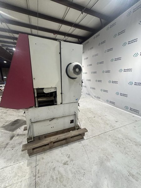 22″ Behringer VAL-560 NC1 Automatic Cold Saw, 2014 – Bar Loader, Conveyor, Dust Collector