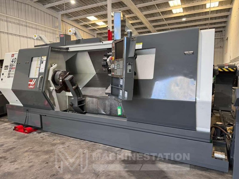 Haas SL-40L CNC Turning Center – C Axis Live Tooling, Steady Rest, Long Bed Lathe