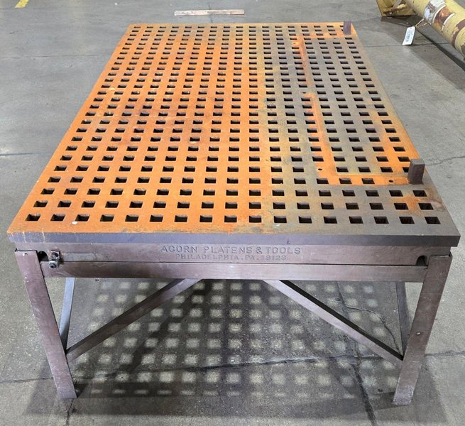ACORN 5 X 8 WELDING TABLE USED