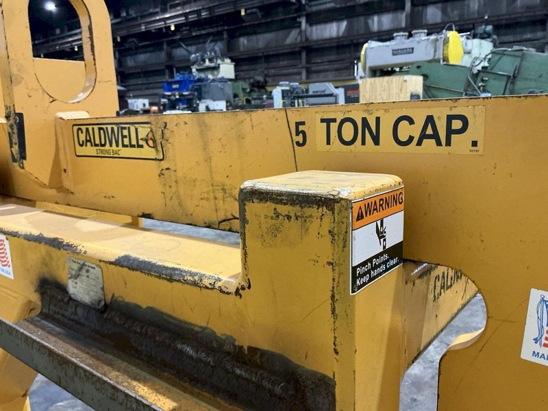 5 TON (10,000 LBS) X 48" CALDWELL MODEL H2S-5-48 COIL LIFTING C-HOOK: YOBRO #25942